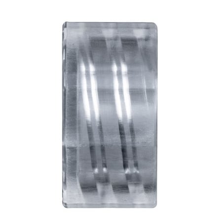 Cole Parmer Luer to Plug Fitting, Straight Adapter, CrystalVu, Cleanroom, Large Bore Male Luer; 10PK LBLM-PCVU-QC